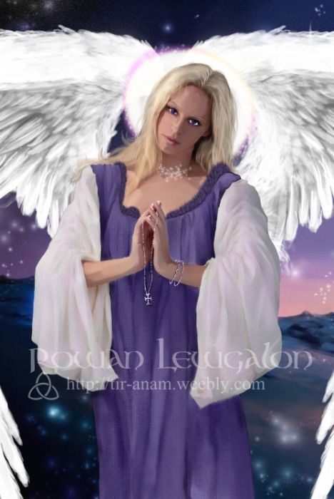 Angel of the Winter Prayer by Rowan Lewgalon